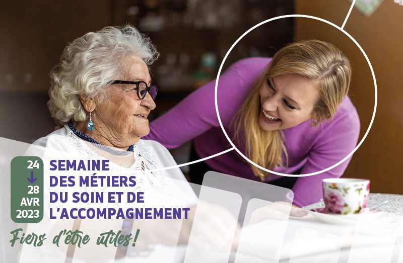 Semaine des métiers du soin et de l'engagement du 24 au 28 avril 2023