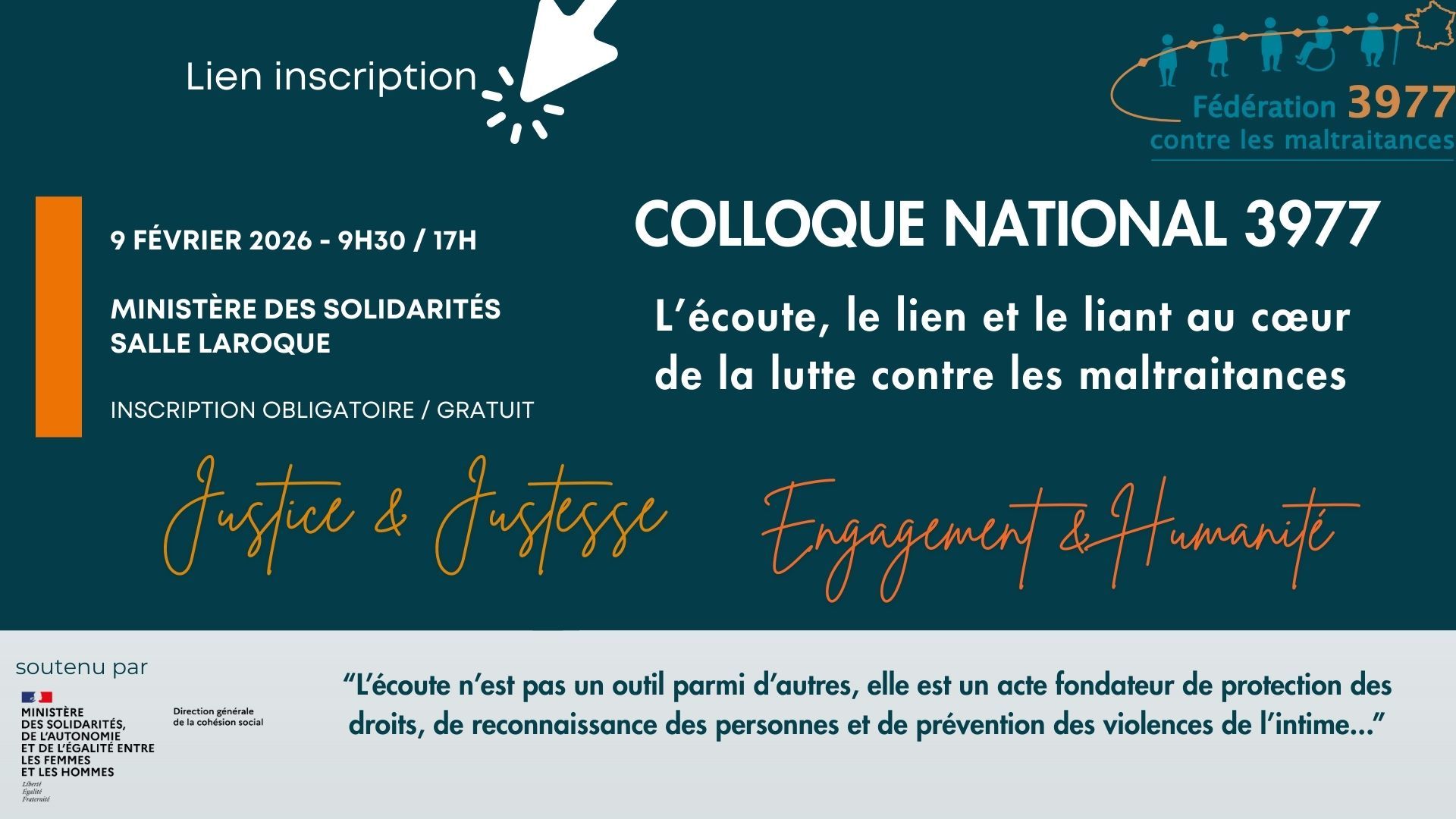 Un colloque national sur le rôle de l’écoute dans la prévention des maltraitances